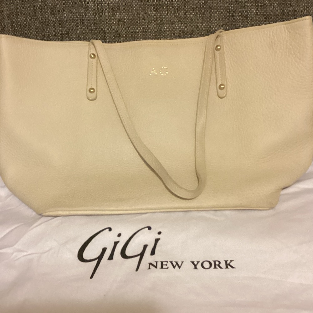 GiGi New York Cream Tote